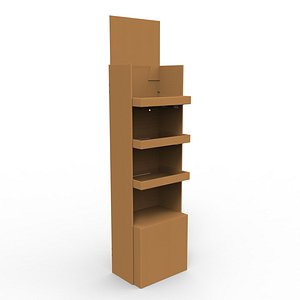 Point of Sale Cardboard Display Stand 3D
