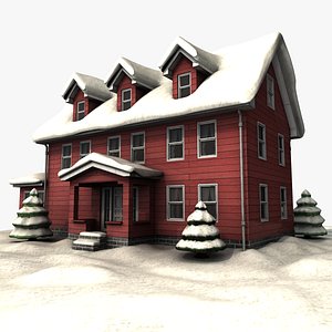 winter house red