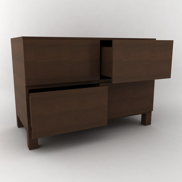 3d model simple commode