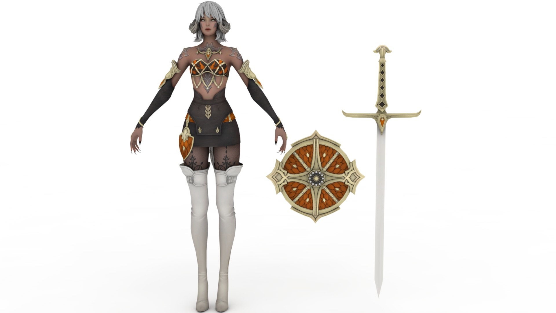 3D Wood Elf Anim Rig Fictional Character Model - TurboSquid 1814754