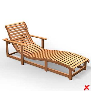 3d max chaise longue