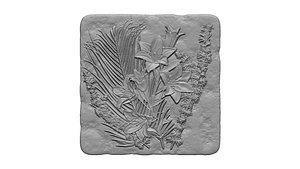 3D model Lily relief