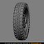Military armored car wheel