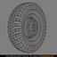 Military armored car wheel