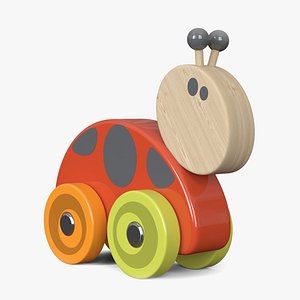 3D toy ladybug model