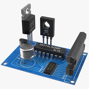 3D active electronics components circuit board