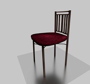 3D bistro chair