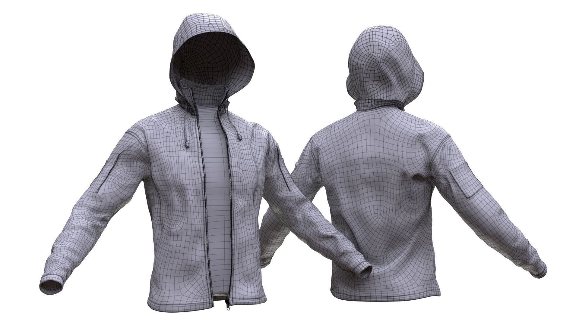 Jacket 55 - All MH Bodies UE5 Skeletons - Rigged 3D - TurboSquid 2264489