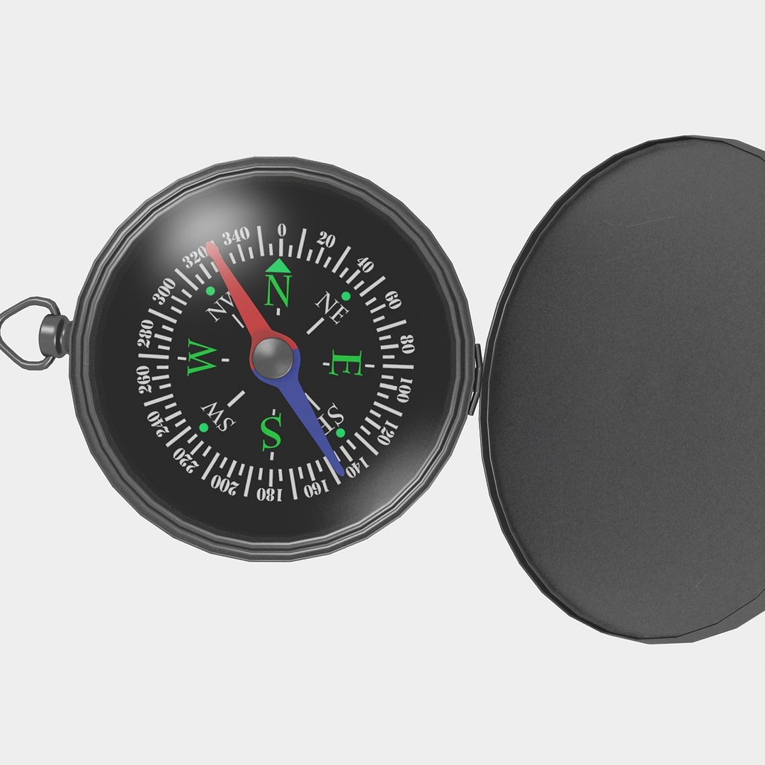 3d Model Compass