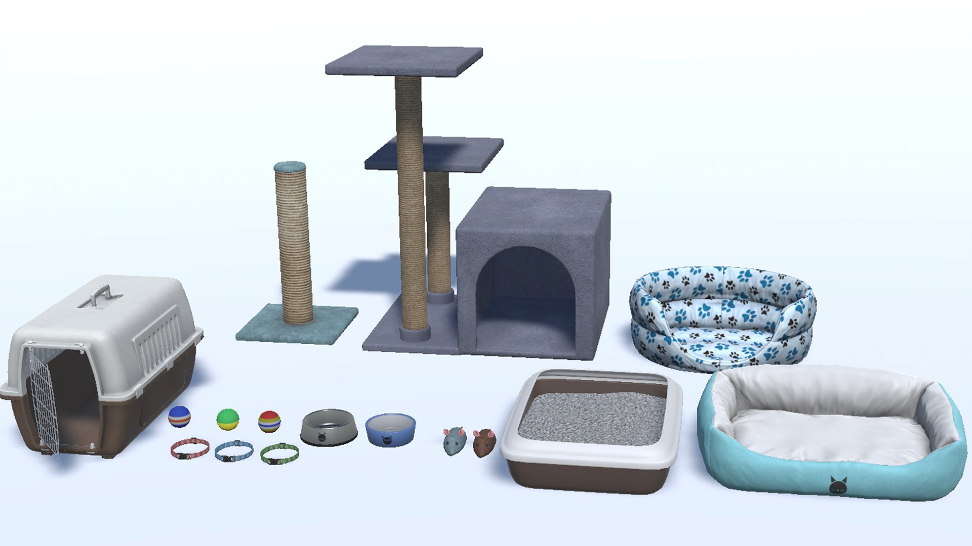 3D Cats - Simple model https://p.turbosquid.com/ts-thumb/TQ/HJCNWj/Im/ra1/png/1675505421/1920x1080/fit_q87/be4fcc610e80e0f36eadcae6c7842b7f1f6a1e7c/ra1.jpg