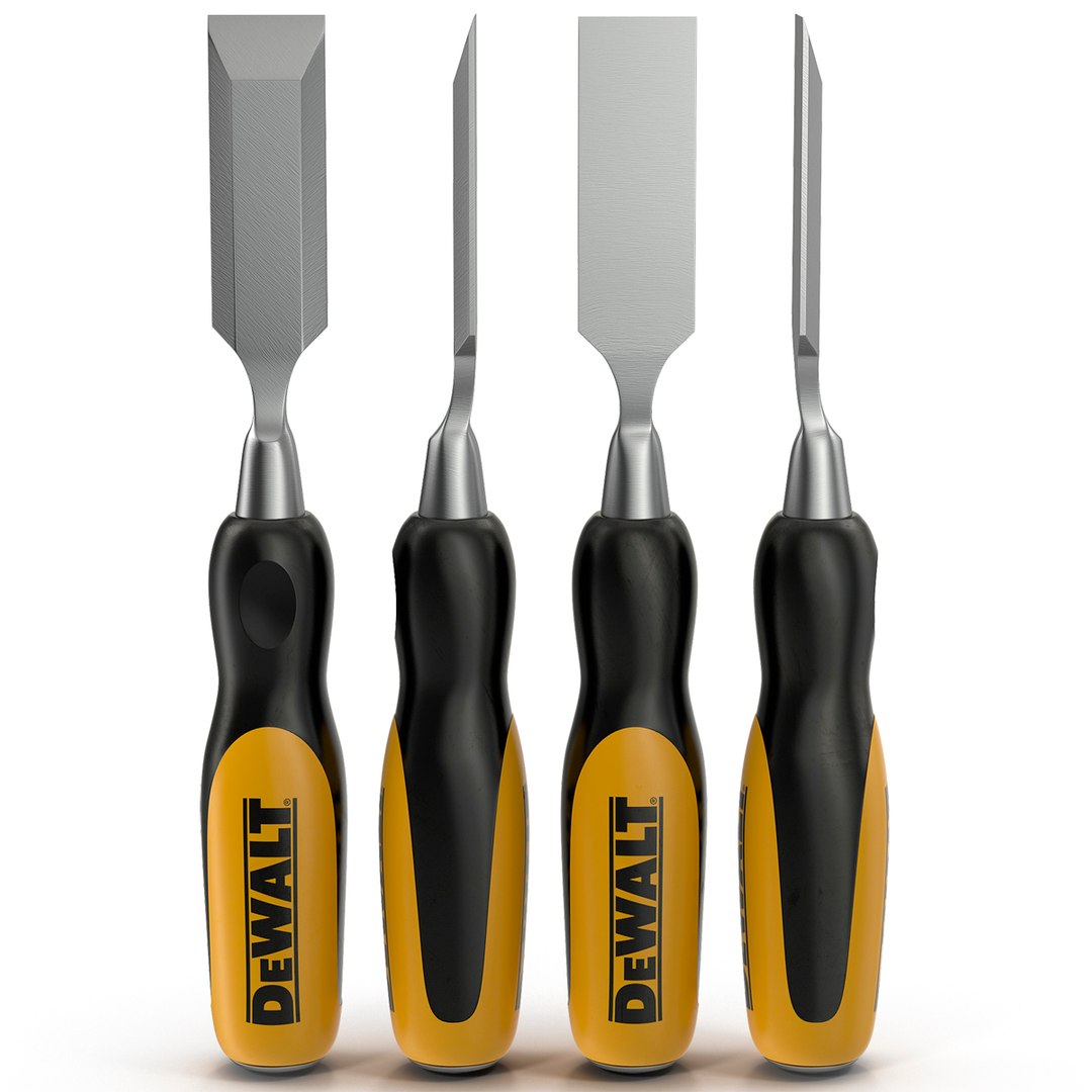 Wood Chisel Dewalt 3D model preview