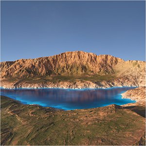 3D Nice terrain model