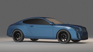 3D bentley continental gt model