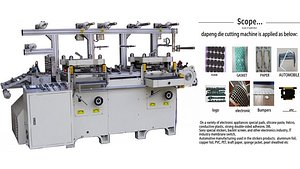 Automatic Double Seat Flatbed Die-Cutting and Roll Die Cut Machine 3D CAD Model 3D