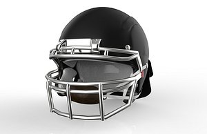 3d helm football model