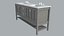 3D double vanity bathroom cabinet