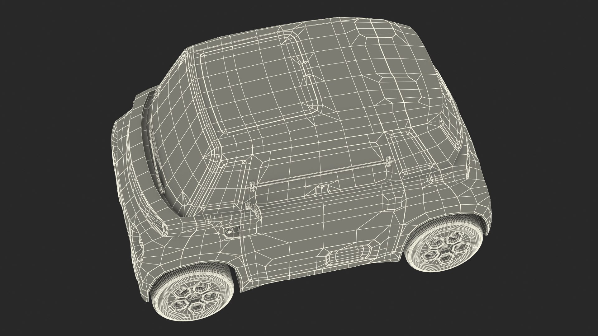 Small Electric Car Rigged 3D - TurboSquid 2091372