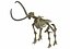 skeleton mammoth elephant 3D model