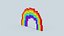 Arcoiris vóxel