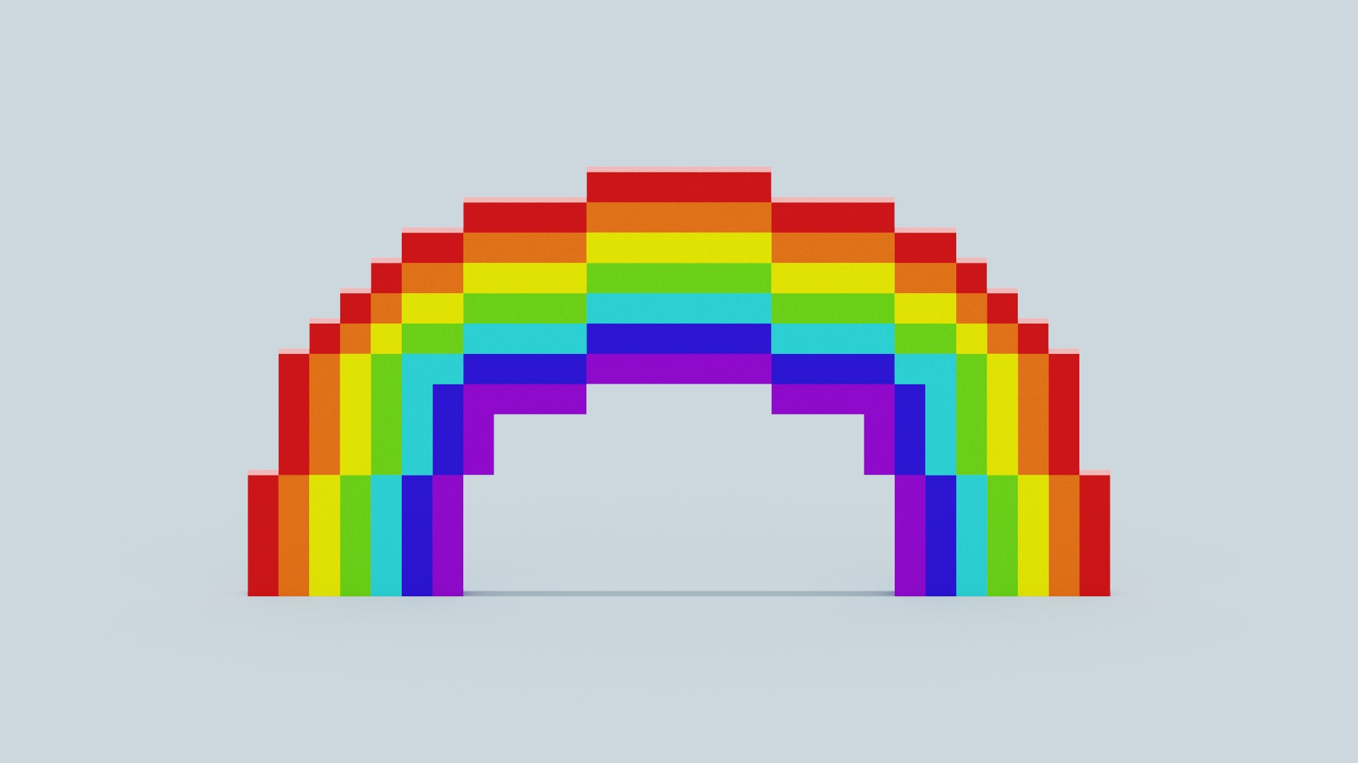 Voxel Rainbow model https://p.turbosquid.com/ts-thumb/TQ/axpSky/En/spin202209171534230001/png/1663419246/1920x1080/fit_q87/76608629b305ceb7ae23b9bbff4f941bed9a58f9/spin202209171534230001.jpg