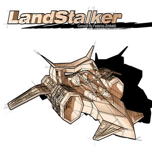 spacecraft sketch toon 3d model