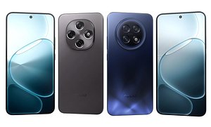 3D model OPPO F31 Pro 5G Space Grey And OPPO F31 Pro Plus 5G Gemstone Blue