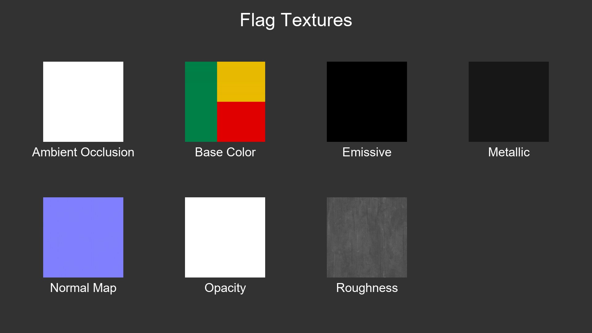 3D model Benin Flag Stand Pole Animated Loop https://p.turbosquid.com/ts-thumb/TQ/hOGRCj/W6/flag_textures/png/1774728536/1920x1080/fit_q87/d79983c6d7b46cd3c0c871cdbc9726dbe465db90/flag_textures.jpg