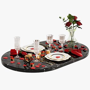 Saint Valentines Grand Dinner 3D model