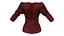 Ladies Massive Shoulders Top