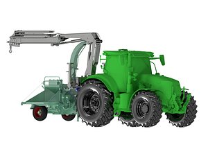 3-Point Tractor Quick-Hitch Log Crane for Tractor Adapter Forestry