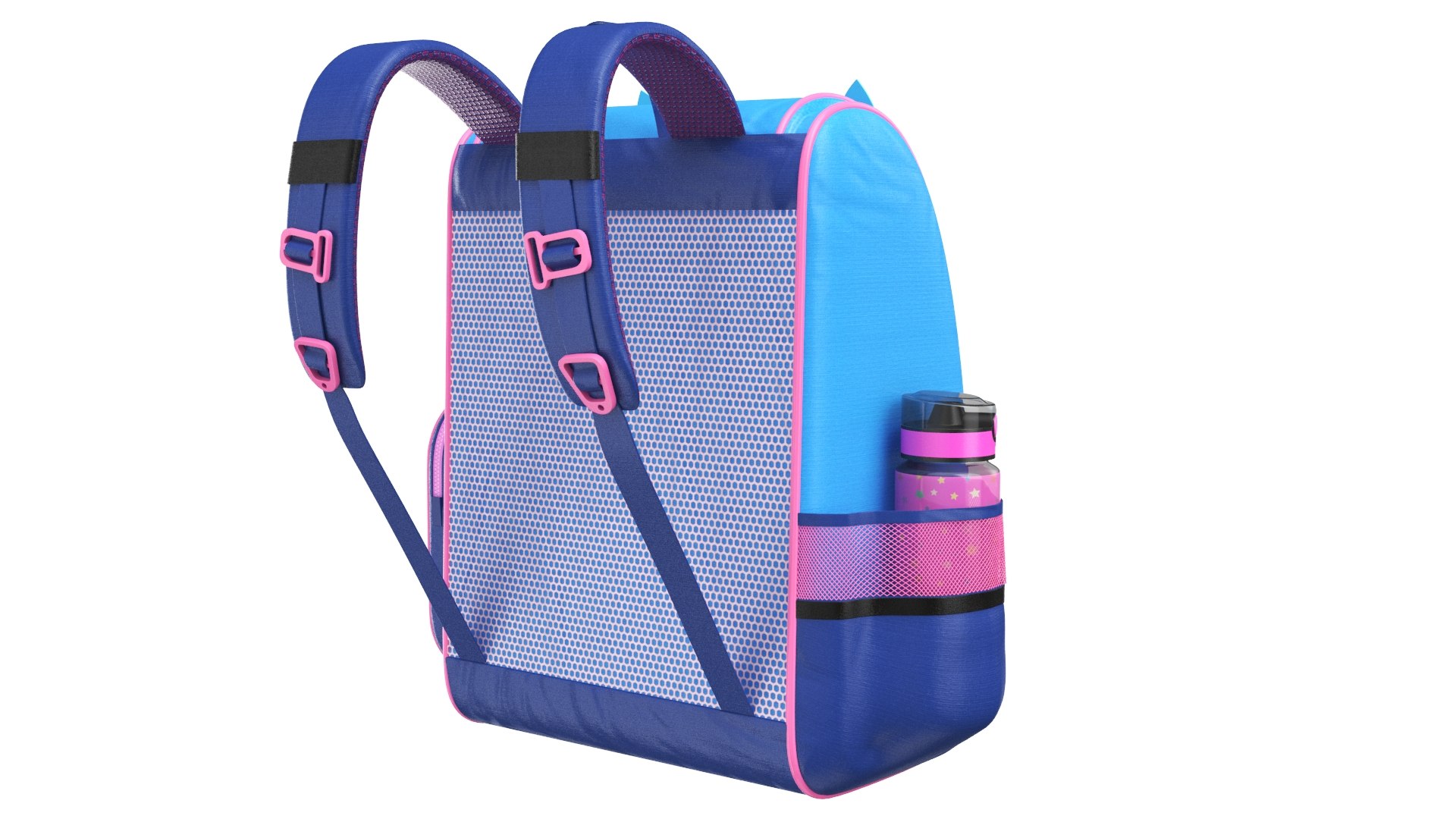 3D Three School Backpacks model - TurboSquid 1903439