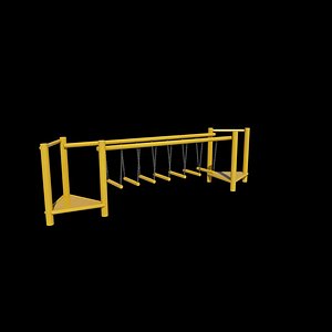 Wackelseil 3D model