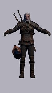 3D geralt rivia