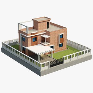 3D model Brick House 13