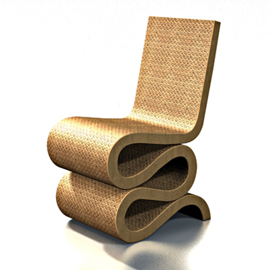 Gehry Wiggle Chair 3d Model
