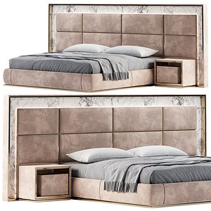 Name AUBADE BED By Visionnaire 3D