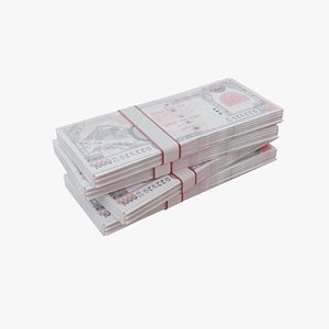 3D model 1000 Nepalese Rupee NPR