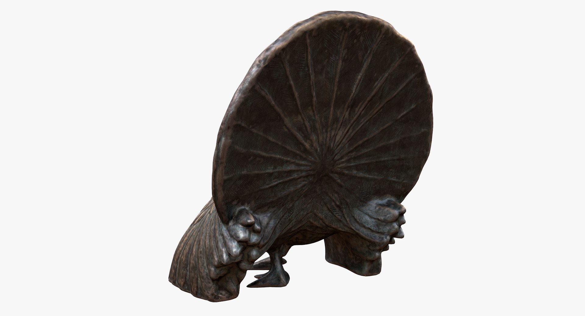 3D Turkey Bronze Statue - TurboSquid 1936512