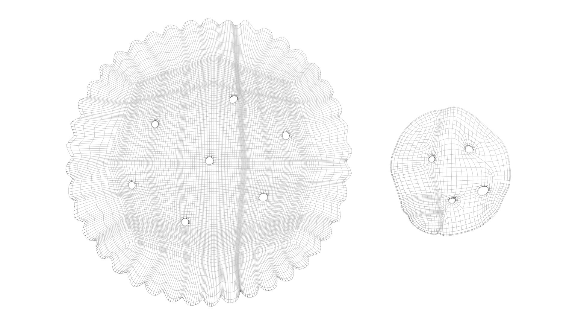 Circle Crackers 3D - TurboSquid 1891288
