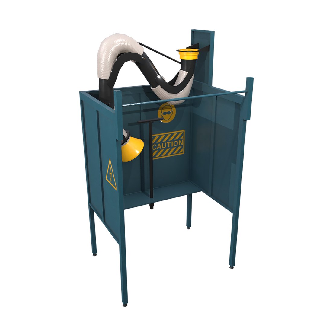 Welding Booth Model - TurboSquid 2128169