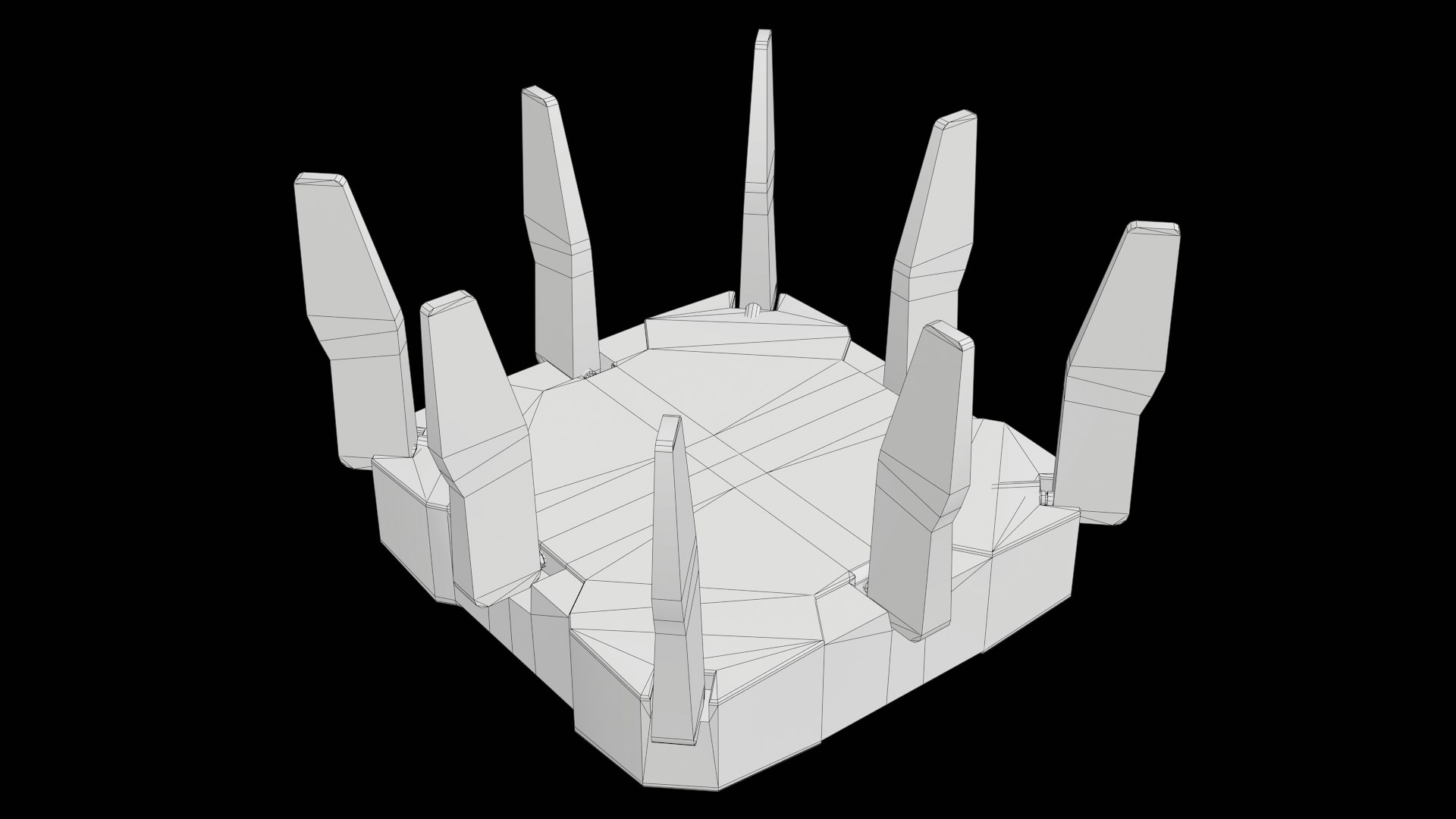 3D Gaming WiFi Router - TurboSquid 2339337