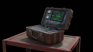 Suitcase Computer 3D