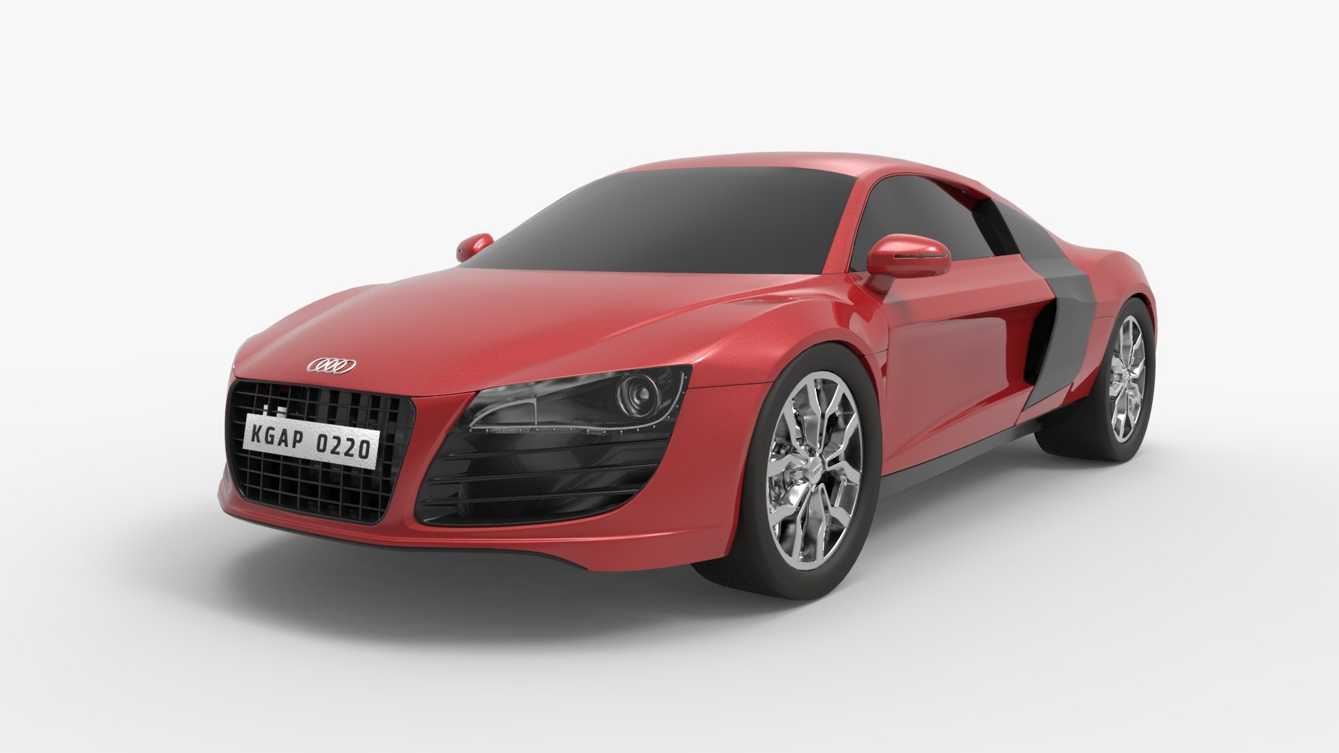 3D Audi R8 Model - TurboSquid 1723762
