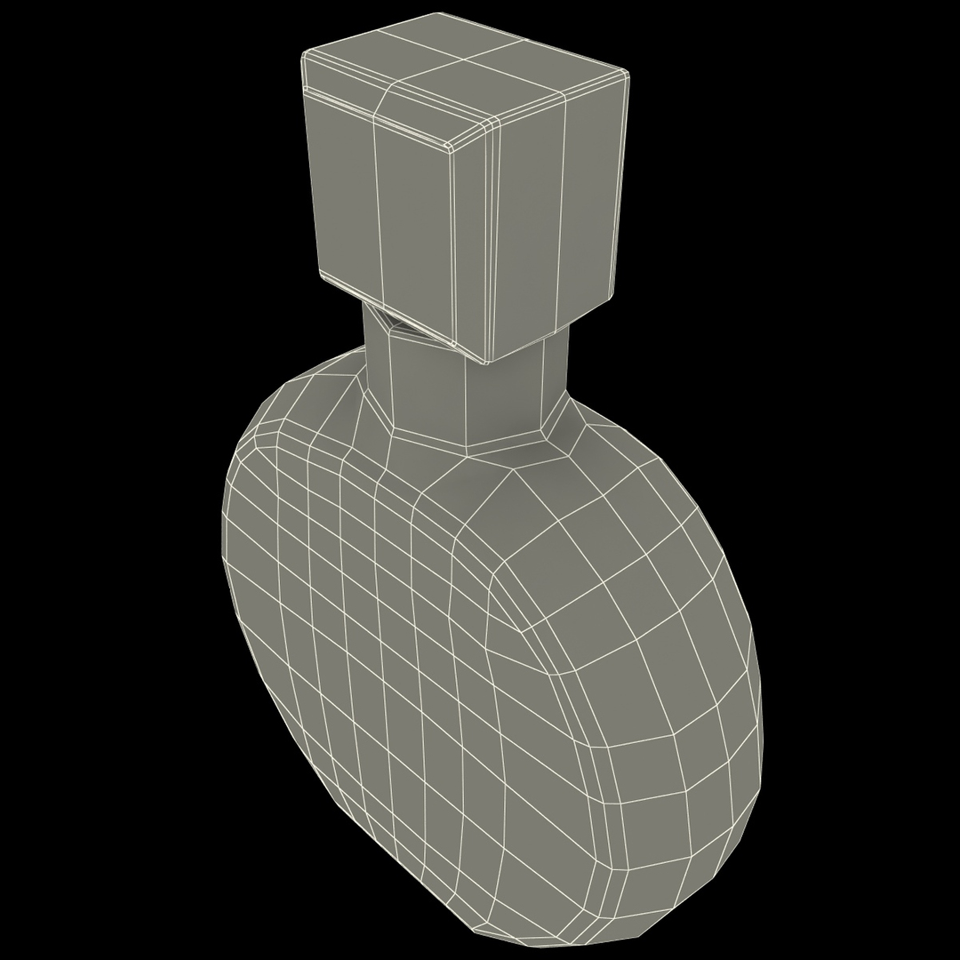 3d cologne bottle 2 model