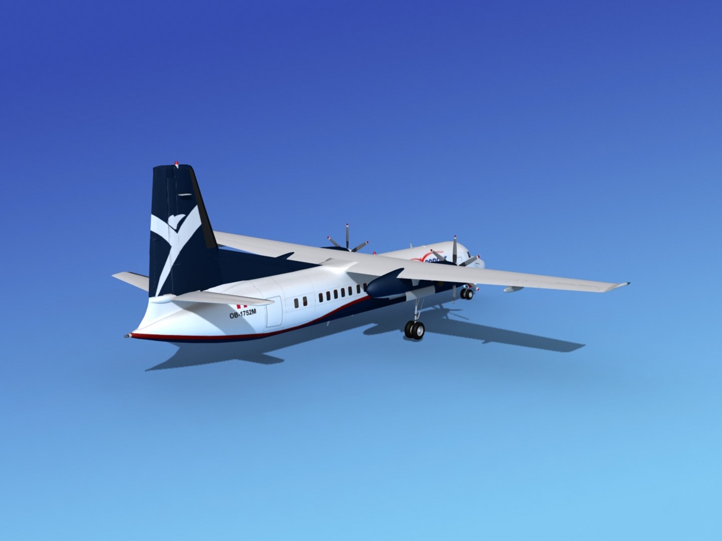 3d Model Fokker 50