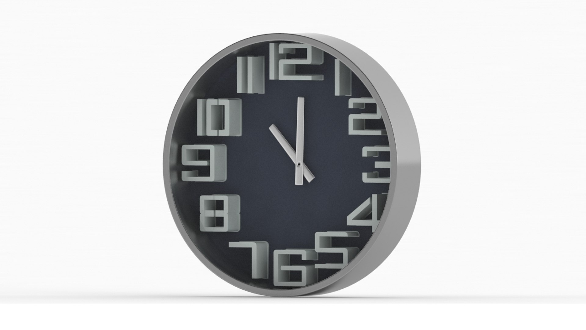 Wall Clock 3D Model - TurboSquid 1223526