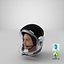 3D astronaut helmet model