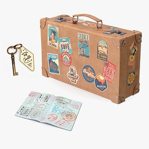 Travel Accessories Collection 3D model