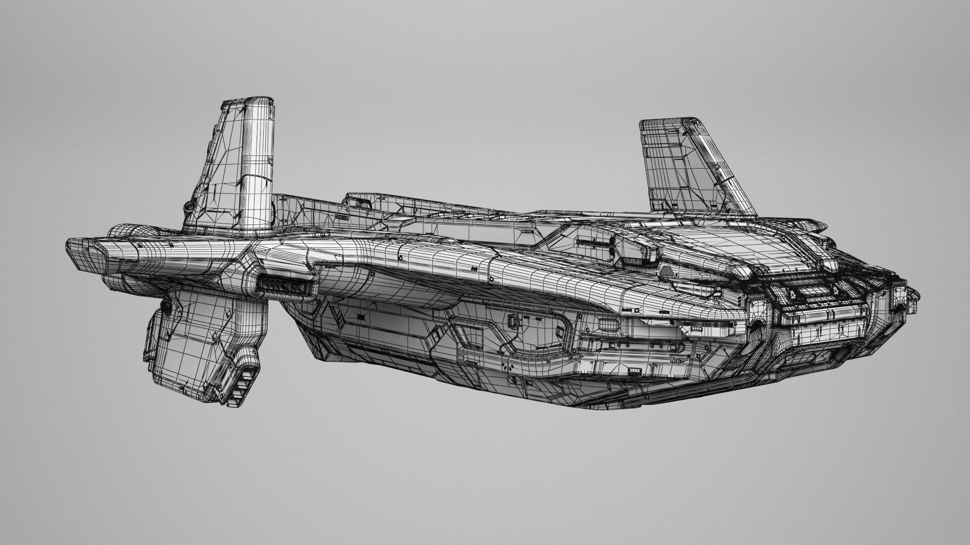 SciFi Ship 3D model https://p.turbosquid.com/ts-thumb/TR/LQNnrZ/Ne/wire2/jpg/1639137287/1920x1080/fit_q87/69c603507a033b8d39a3f09870323ef1fefe1a9e/wire2.jpg