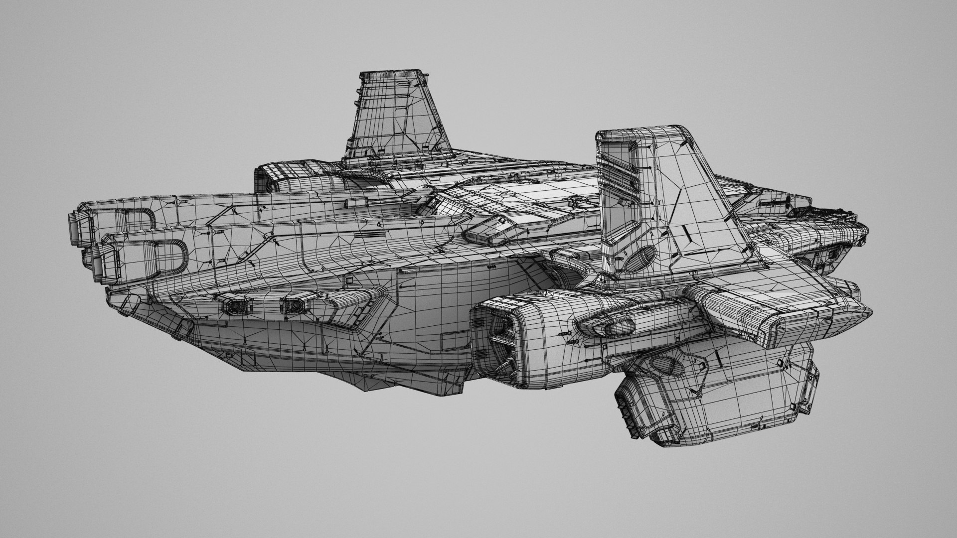 SciFi Ship 3D model https://p.turbosquid.com/ts-thumb/TR/LQNnrZ/vy/wire1/jpg/1639137286/1920x1080/fit_q87/da1bc70501b2760d0e60dcee39ae082061a8d481/wire1.jpg